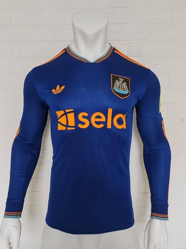 Thailand Quality(AAA) 25/26 Newcastle United Third Long Sleeve Soccer Jersey (Player)