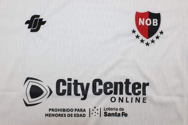 Thailand Quality(AAA) 2025 Newells Old Boy Away Soccer Jersey