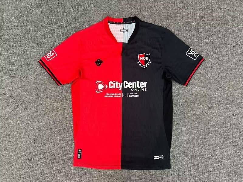 Thailand Quality(AAA) 2025 Newells Old Boy Home Soccer Jersey