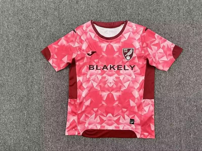 Thailand Quality(AAA) 25/26 Norwich Third Soccer Jersey