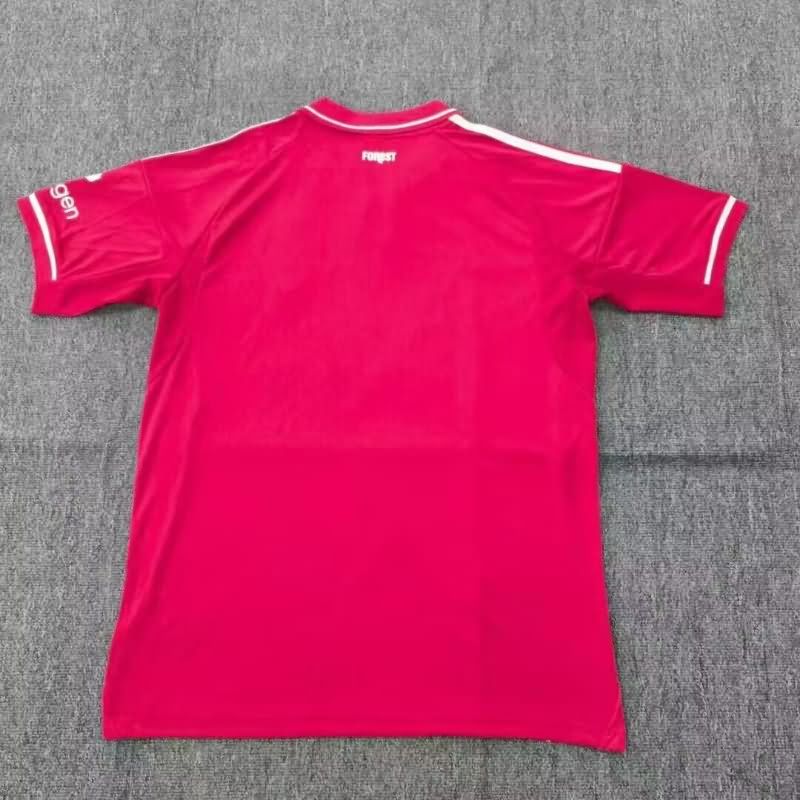 Thailand Quality(AAA) 25/26 Nottingham Forest Home Soccer Jersey