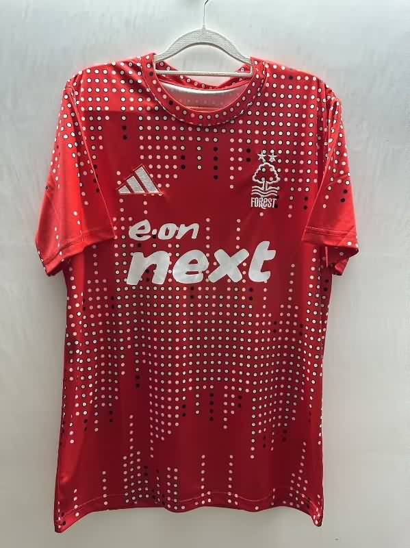 Thailand Quality(AAA) 25/26 Nottingham Forest Training Soccer Jersey