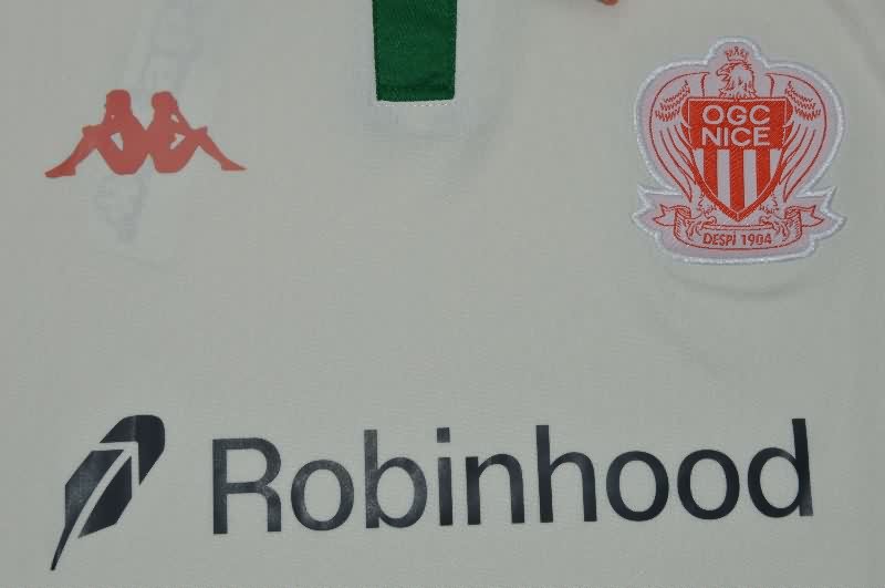 Thailand Quality(AAA) 25/26 OGC Nice Away Soccer Jersey