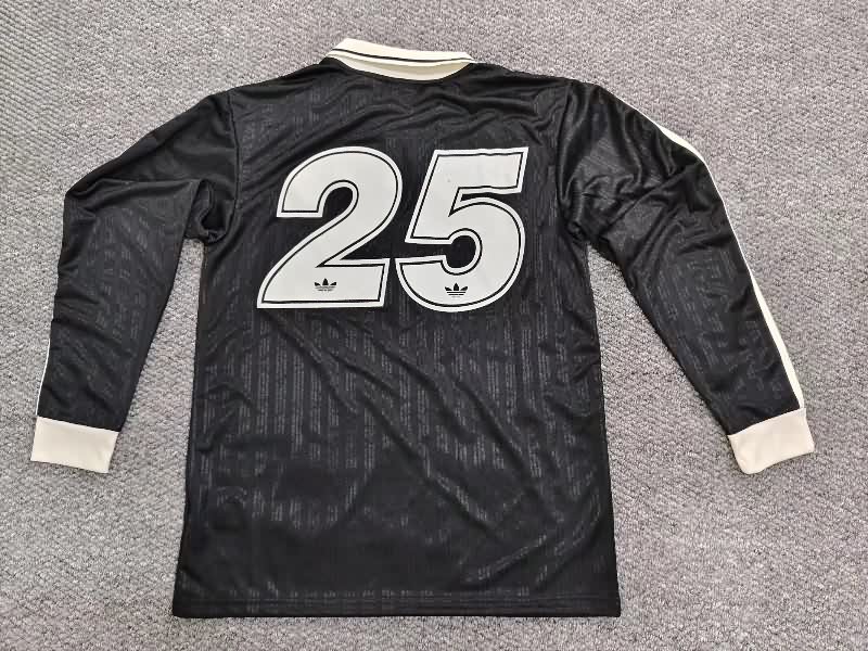 Thailand Quality(AAA) 2025 Oasis Black Long Sleeve Soccer Jersey