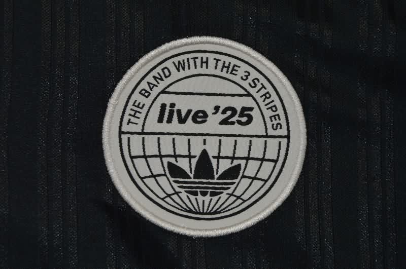 Thailand Quality(AAA) 2025 Oasis Black Long Sleeve Soccer Jersey