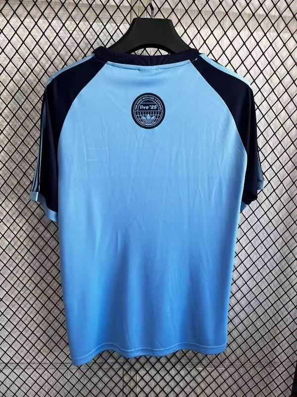 Thailand Quality(AAA) 2025 Oasis Blue Soccer Jersey 02