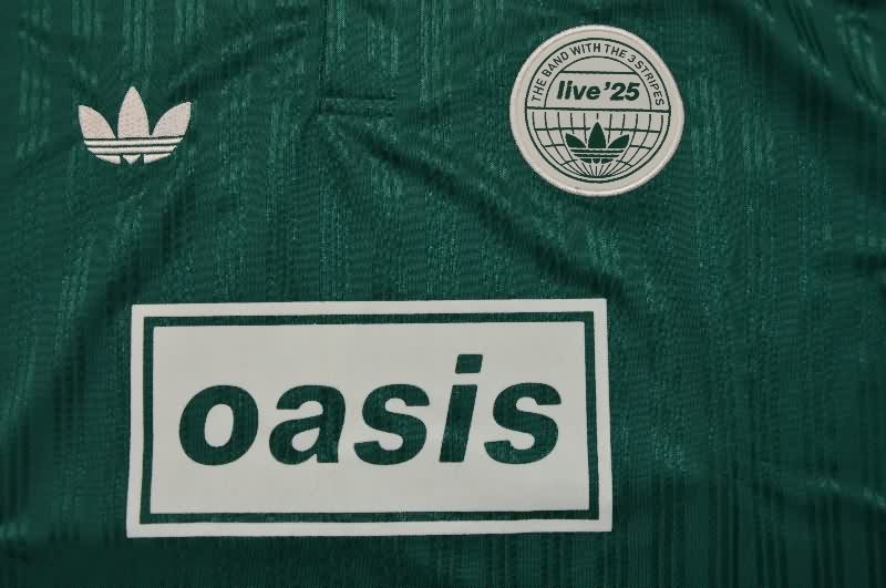 Thailand Quality(AAA) 2025 Oasis Green Soccer Jersey
