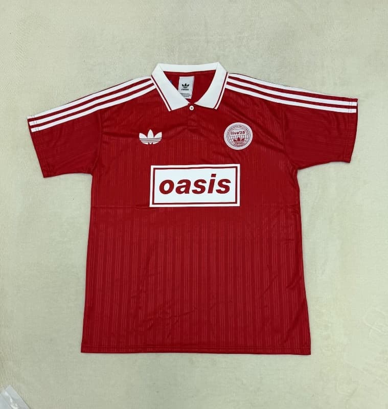 Thailand Quality(AAA) 2025 Oasis Red Soccer Jersey 03
