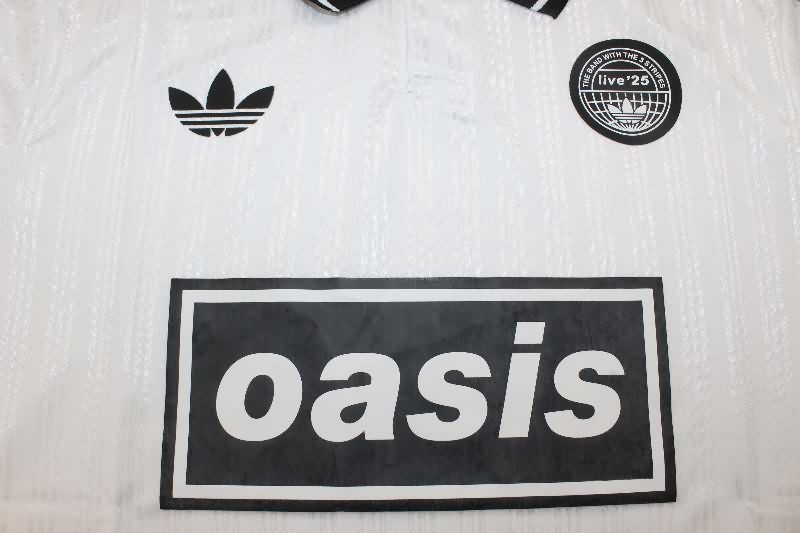 Thailand Quality(AAA) 2025 Oasis White Soccer Jersey