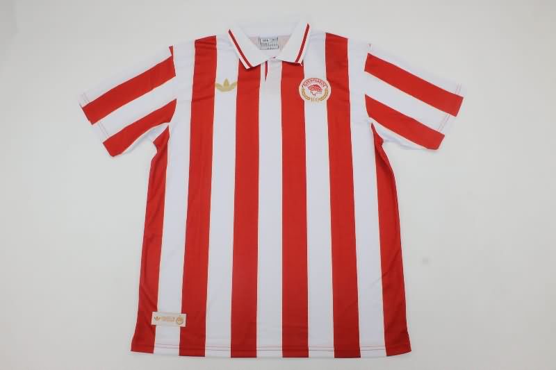 Thailand Quality(AAA) 100th Olympiacos Anniversary Soccer Jersey