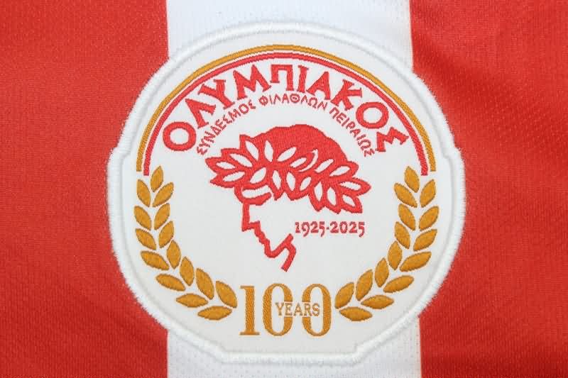 Thailand Quality(AAA) 100th Olympiacos Anniversary Soccer Jersey