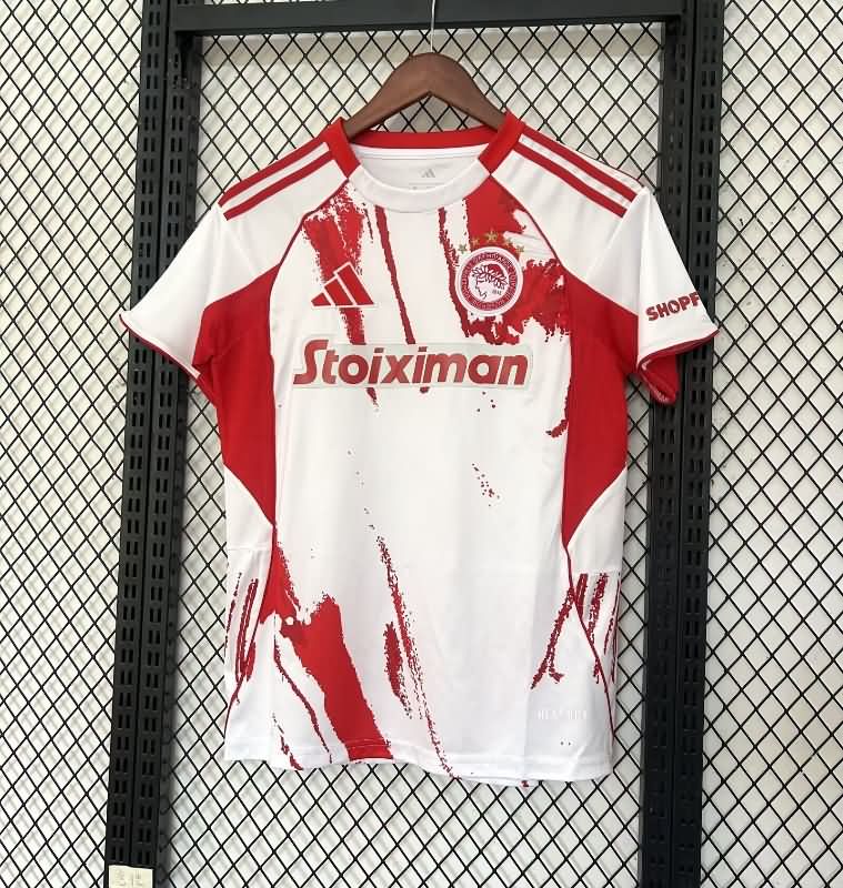 Thailand Quality(AAA) 25/26 Olympiacos Away Soccer Jersey