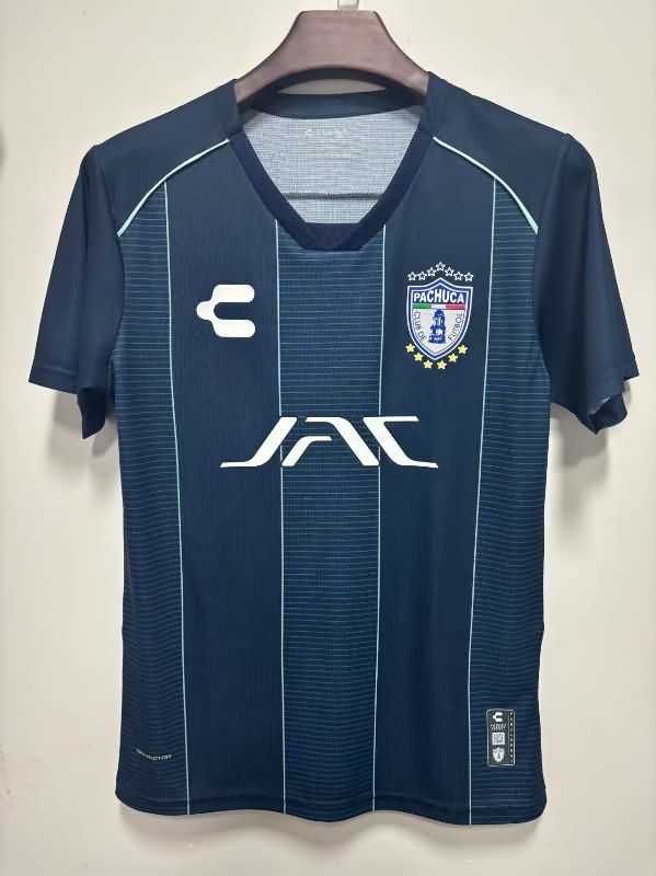 Thailand Quality(AAA) 2025 Club World Cup Pachuca Away Soccer Jersey (Player)