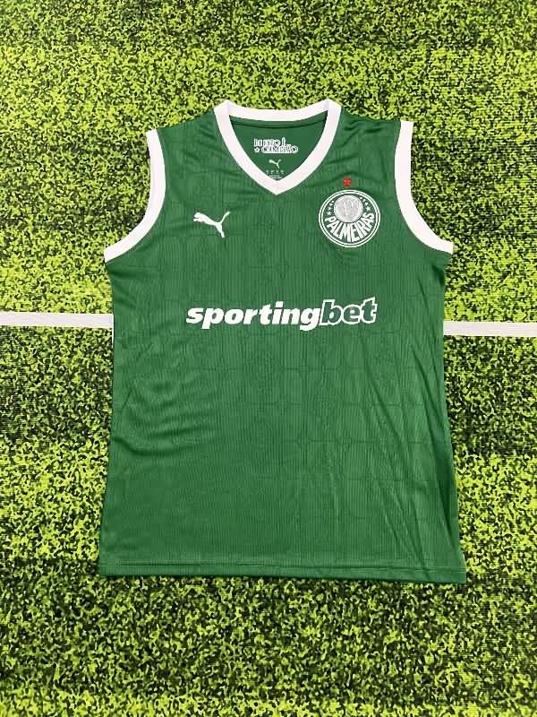 Thailand Quality(AAA) 2025 Palmeiras Green Vest Soccer Jersey