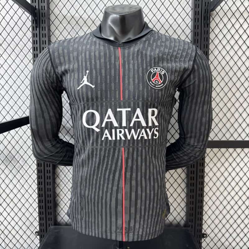 Thailand Quality(AAA) 25/26 Paris St Germain Fourth Long Sleeve Soccer Jersey (Player)