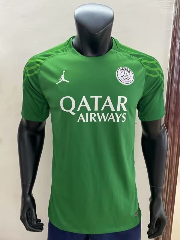 Thailand Quality(AAA) 25/26 Paris St Germain Goalkeeper Green Soccer Jersey Leaked