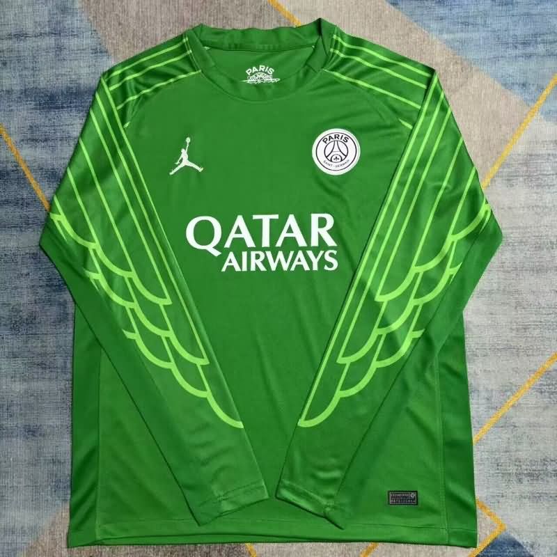 Thailand Quality(AAA) 25/26 Paris St Germain Goalkeeper Green Long Sleeve Soccer Jersey Thailand Quality(AAA) 25/26 Paris St Germain Goalkeeper Green Long Sleeve Soccer Jersey