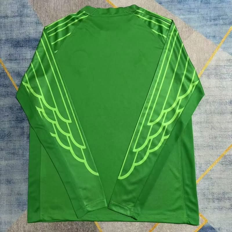 Thailand Quality(AAA) 25/26 Paris St Germain Goalkeeper Green Long Sleeve Soccer Jersey Leaked