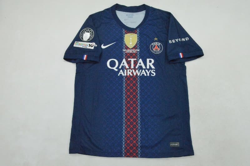 Thailand Quality(AAA) 25/26 Paris St Germain Home UCL Final Soccer Jersey Thailand Quality(AAA) 25/26 Paris St Germain Home UCL Final Soccer Jersey