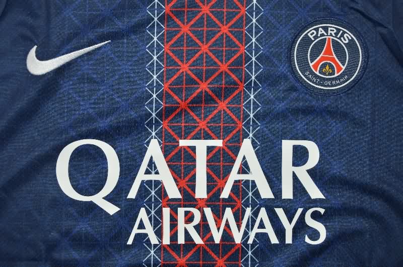 Thailand Quality(AAA) 25/26 Paris St Germain Home Long Sleeve Soccer Jersey