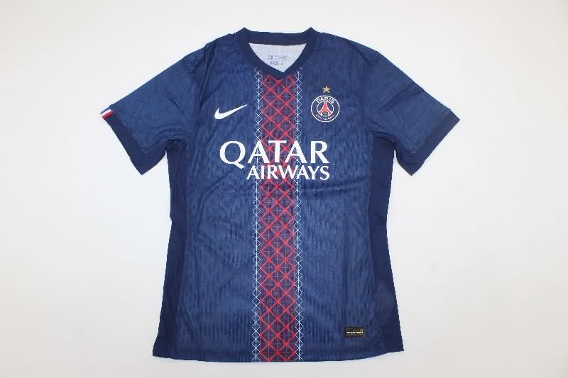 Thailand Quality(AAA) 25/26 Paris St Germain Home Soccer Jersey (Player) With Star