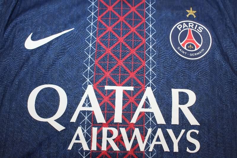 Thailand Quality(AAA) 25/26 Paris St Germain Home Soccer Jersey (Player) With Star