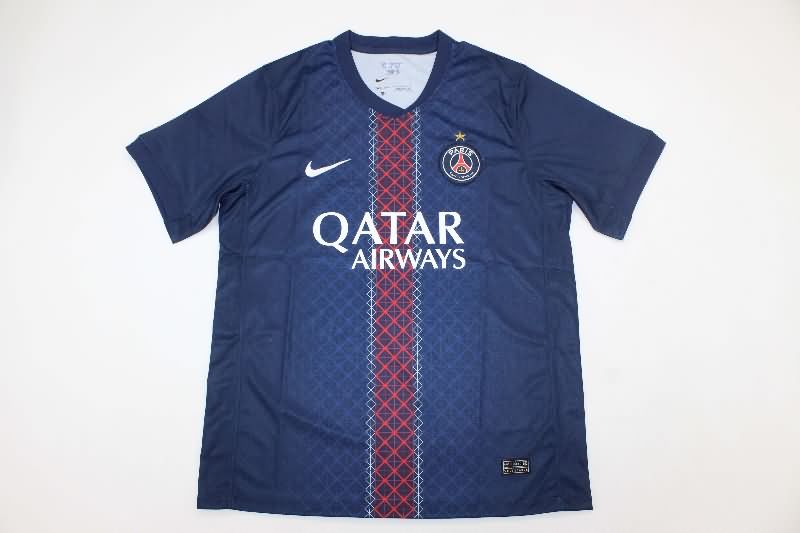 Thailand Quality(AAA) 25/26 Paris St Germain Home Soccer Jersey With Star