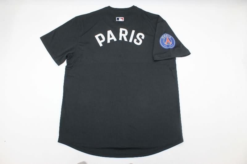 Thailand Quality(AAA) 25/26 Paris St Germain Black Baseball Jersey