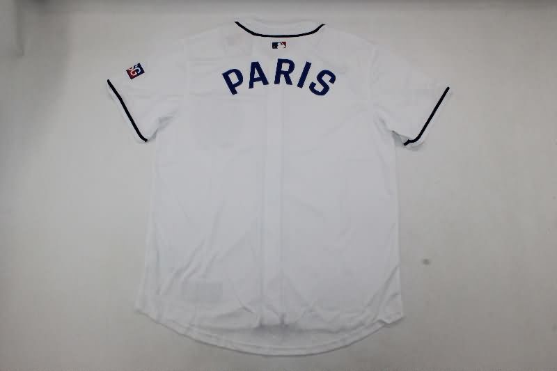 Thailand Quality(AAA) 25/26 Paris St Germain White Baseball Jersey