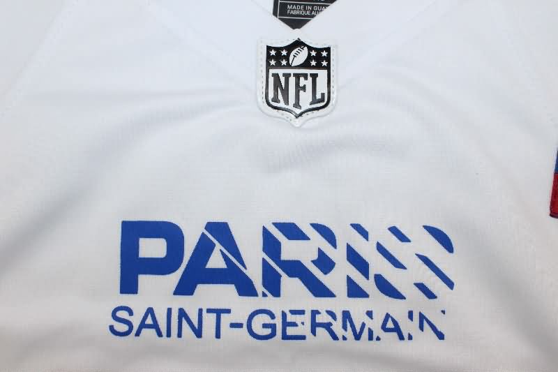 Thailand Quality(AAA) 25/26 Paris St Germain White NFL Jersey