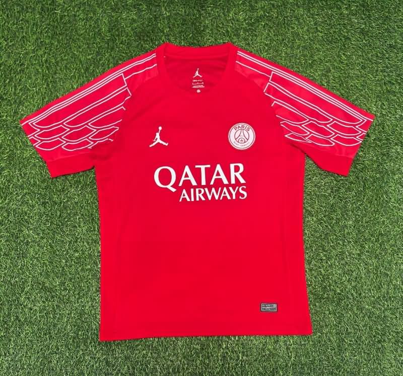 Thailand Quality(AAA) 25/26 Paris St Germain Red Soccer Jersey Leaked