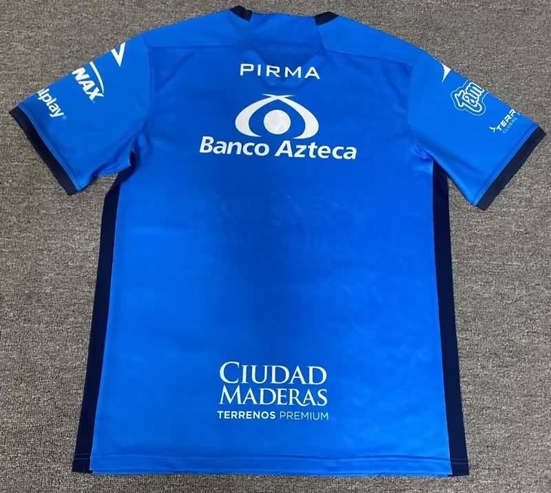 Thailand Quality(AAA) 25/26 Puebla Goalkeeper Dark Blue Soccer Jersey (Player)