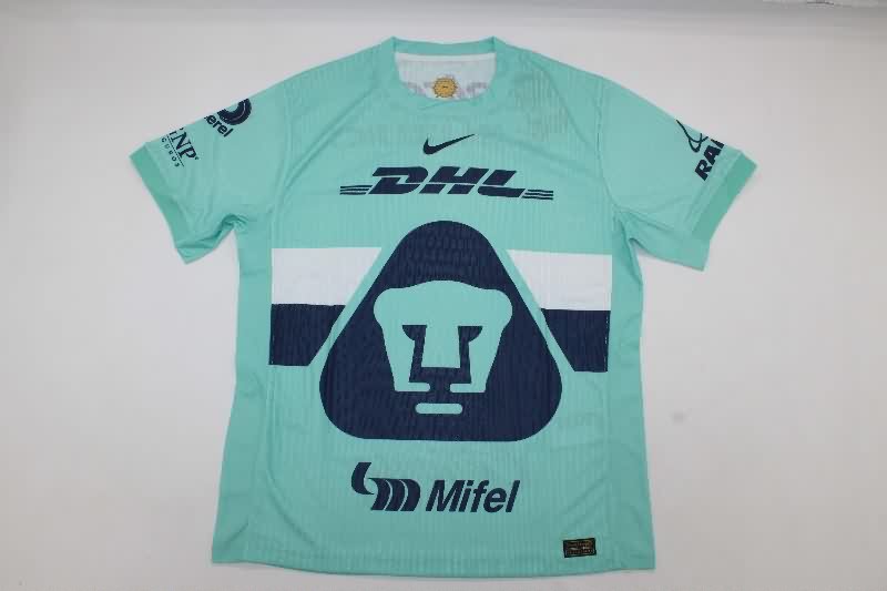Thailand Quality(AAA) 25/26 Pumas UNAM Goalkeeper Green Soccer Jersey (Player)