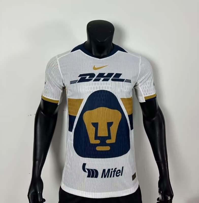 Thailand Quality(AAA) 25/26 Pumas UNAM Home Soccer Jersey (Player)