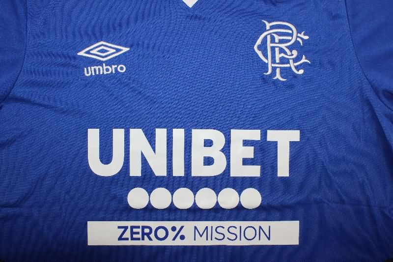 Thailand Quality(AAA) 25/26 Rangers Home Soccer Jersey