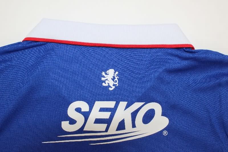 Thailand Quality(AAA) 25/26 Rangers Home Soccer Jersey
