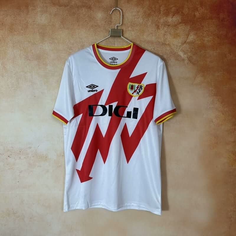 Thailand Quality(AAA) 25/26 Rayo Vallecano Home Soccer Jersey