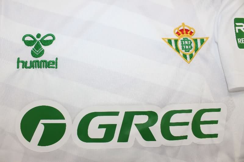 Thailand Quality(AAA) 25/26 Real Betis Goalkeeper White Soccer Jersey