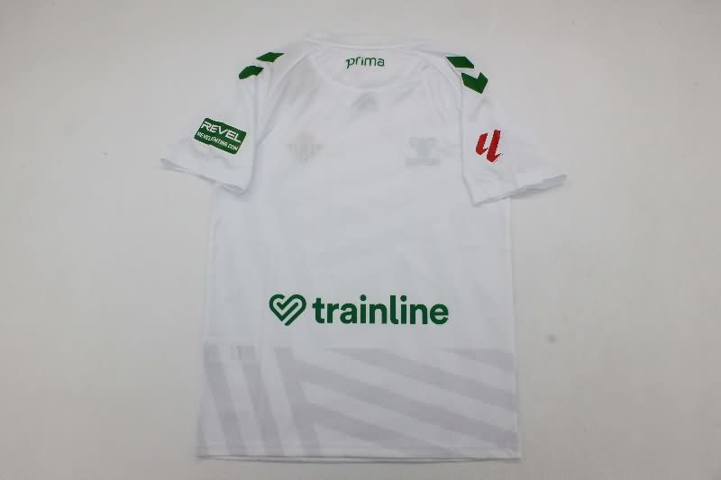Thailand Quality(AAA) 25/26 Real Betis Goalkeeper White Soccer Jersey