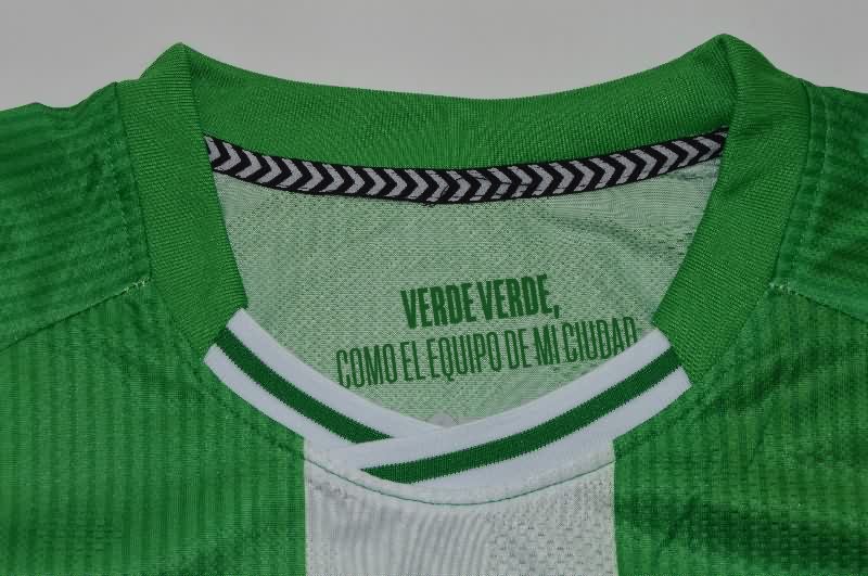 Thailand Quality(AAA) 25/26 Real Betis Home Long Sleeve Soccer Jersey
