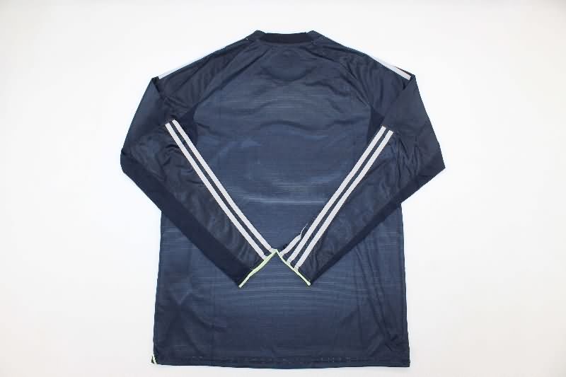 Thailand Quality(AAA) 25/26 Real Madrid Away Long Sleeve Soccer Jersey
