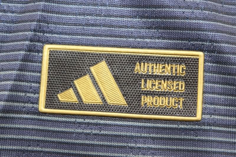 Thailand Quality(AAA) 25/26 Real Madrid Away Long Sleeve Soccer Jersey (Player)