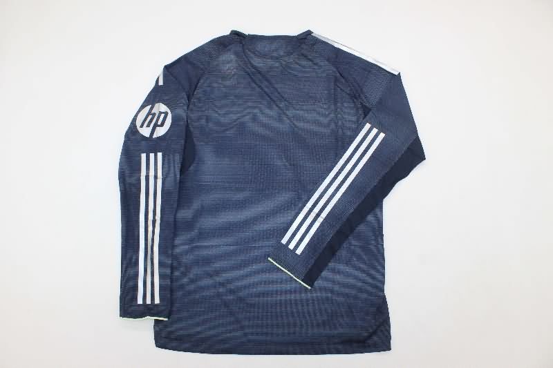 Thailand Quality(AAA) 25/26 Real Madrid Away Long Sleeve Soccer Jersey (Player)