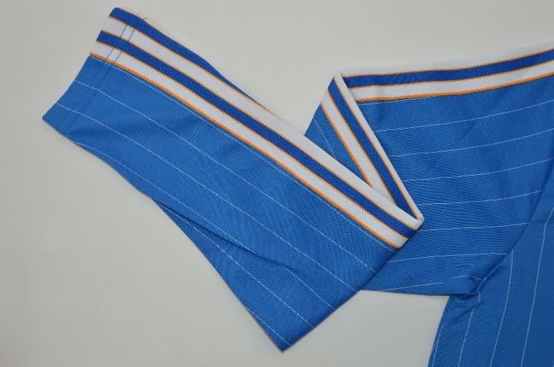 Thailand Quality(AAA) 25/26 Real Madrid Blue Long Sleeve Soccer Jersey