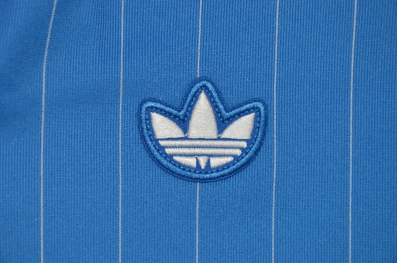 Thailand Quality(AAA) 25/26 Real Madrid Blue Long Sleeve Soccer Jersey