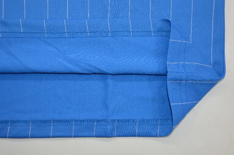 Thailand Quality(AAA) 25/26 Real Madrid Blue Long Sleeve Soccer Jersey