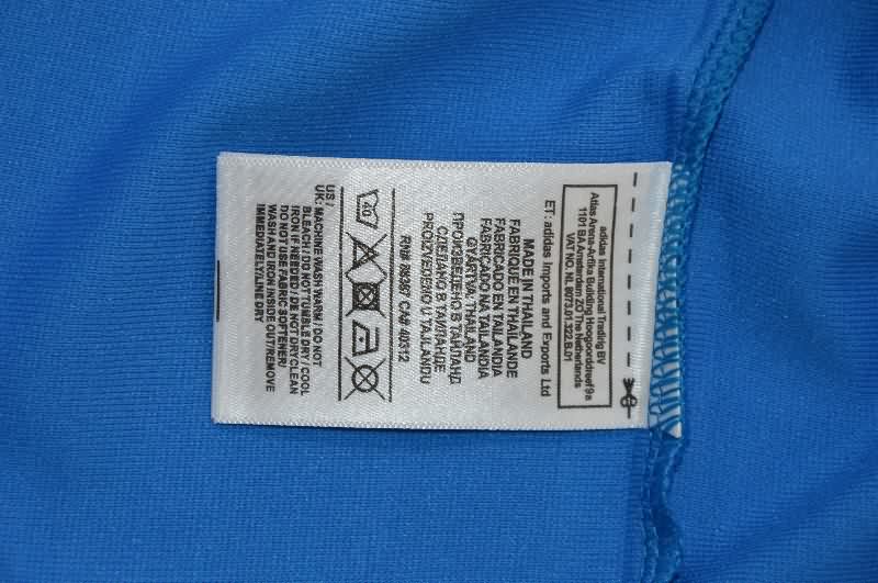 Thailand Quality(AAA) 25/26 Real Madrid Blue Long Sleeve Soccer Jersey