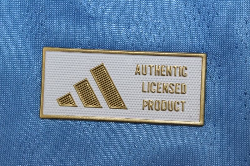 Thailand Quality(AAA) 25/26 Real Madrid Goalkeeper Blue Soccer Jersey (Player)