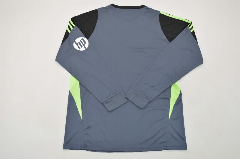 Thailand Quality(AAA) 25/26 Real Madrid Goalkeeper Black Long Sleeve Soccer Jersey