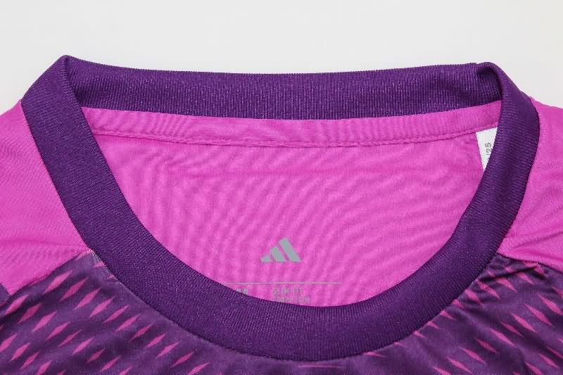 Thailand Quality(AAA) 25/26 Real Madrid Goalkeeper Purple Soccer Jersey